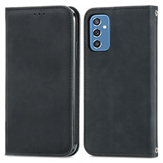 Coque Portefeuille Livre Cuir Etui Clapet S04D pour Samsung Galaxy M52 5G Noir