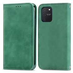 Coque Portefeuille Livre Cuir Etui Clapet S04D pour Samsung Galaxy M80S Vert