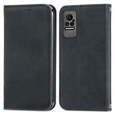 Coque Portefeuille Livre Cuir Etui Clapet S04D pour Xiaomi Civi 1S 5G Noir