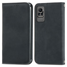 Coque Portefeuille Livre Cuir Etui Clapet S04D pour Xiaomi Civi 5G Noir