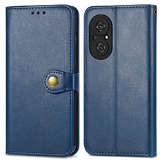 Coque Portefeuille Livre Cuir Etui Clapet S05D pour Huawei Nova 9 SE Bleu