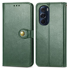 Coque Portefeuille Livre Cuir Etui Clapet S05D pour Motorola Moto Edge 30 Pro 5G Vert