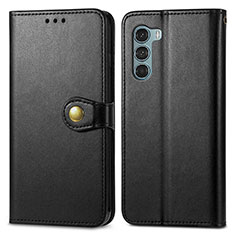 Coque Portefeuille Livre Cuir Etui Clapet S05D pour Motorola Moto Edge S30 5G Noir