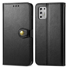 Coque Portefeuille Livre Cuir Etui Clapet S05D pour Motorola Moto G Stylus (2021) Noir