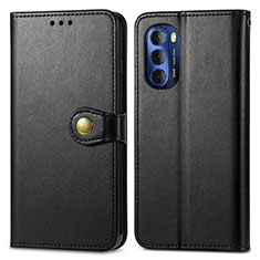 Coque Portefeuille Livre Cuir Etui Clapet S05D pour Motorola Moto G Stylus (2022) 5G Noir