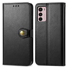 Coque Portefeuille Livre Cuir Etui Clapet S05D pour Motorola Moto G42 Noir