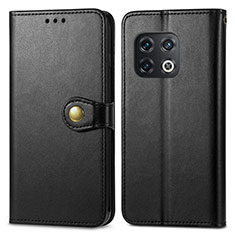 Coque Portefeuille Livre Cuir Etui Clapet S05D pour OnePlus 10 Pro 5G Noir