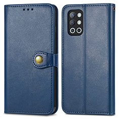 Coque Portefeuille Livre Cuir Etui Clapet S05D pour OnePlus 9R 5G Bleu