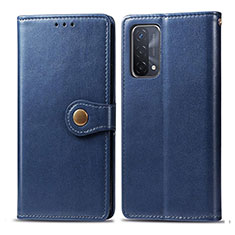 Coque Portefeuille Livre Cuir Etui Clapet S05D pour OnePlus Nord N200 5G Bleu