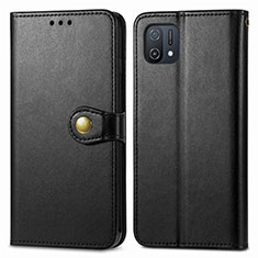 Coque Portefeuille Livre Cuir Etui Clapet S05D pour Oppo A16e Noir