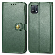 Coque Portefeuille Livre Cuir Etui Clapet S05D pour Oppo A16K Vert