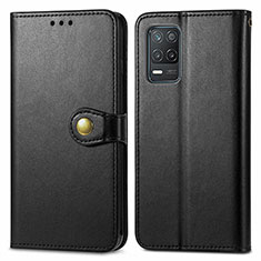 Coque Portefeuille Livre Cuir Etui Clapet S05D pour Realme 8 5G Noir