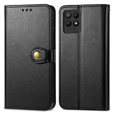 Coque Portefeuille Livre Cuir Etui Clapet S05D pour Realme 8i Noir