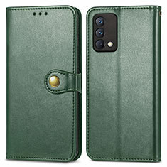 Coque Portefeuille Livre Cuir Etui Clapet S05D pour Realme GT Master 5G Vert