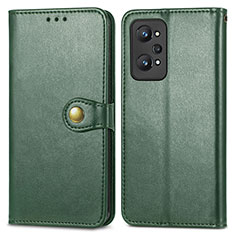 Coque Portefeuille Livre Cuir Etui Clapet S05D pour Realme GT Neo2 5G Vert