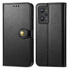 Coque Portefeuille Livre Cuir Etui Clapet S05D pour Realme GT2 5G Noir