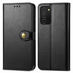 Coque Portefeuille Livre Cuir Etui Clapet S05D pour Samsung Galaxy A02s Noir