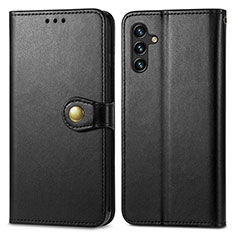 Coque Portefeuille Livre Cuir Etui Clapet S05D pour Samsung Galaxy A04s Noir