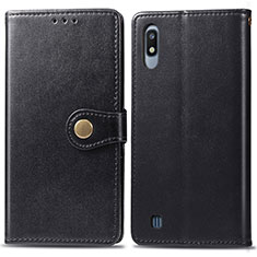 Coque Portefeuille Livre Cuir Etui Clapet S05D pour Samsung Galaxy A10 Noir