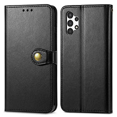 Coque Portefeuille Livre Cuir Etui Clapet S05D pour Samsung Galaxy A13 4G Noir