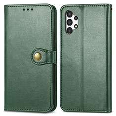 Coque Portefeuille Livre Cuir Etui Clapet S05D pour Samsung Galaxy A13 4G Vert