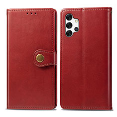 Coque Portefeuille Livre Cuir Etui Clapet S05D pour Samsung Galaxy A32 4G Rouge