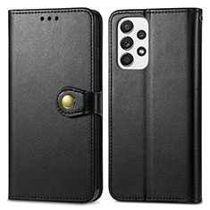 Coque Portefeuille Livre Cuir Etui Clapet S05D pour Samsung Galaxy A33 5G Noir