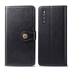 Coque Portefeuille Livre Cuir Etui Clapet S05D pour Samsung Galaxy A41 SC-41A Noir