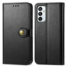 Coque Portefeuille Livre Cuir Etui Clapet S05D pour Samsung Galaxy F23 5G Noir