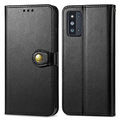 Coque Portefeuille Livre Cuir Etui Clapet S05D pour Samsung Galaxy F52 5G Noir