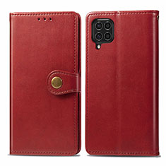 Coque Portefeuille Livre Cuir Etui Clapet S05D pour Samsung Galaxy F62 5G Rouge