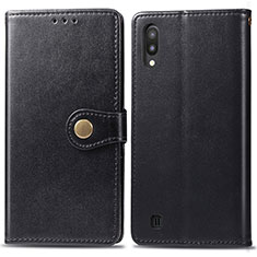 Coque Portefeuille Livre Cuir Etui Clapet S05D pour Samsung Galaxy M10 Noir