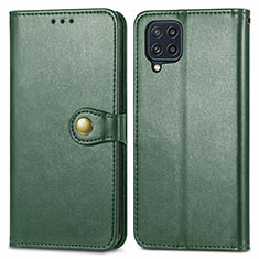 Coque Portefeuille Livre Cuir Etui Clapet S05D pour Samsung Galaxy M32 4G Vert