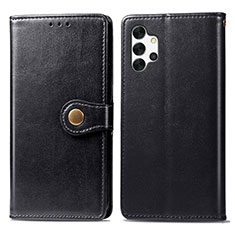 Coque Portefeuille Livre Cuir Etui Clapet S05D pour Samsung Galaxy M32 5G Noir