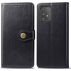 Coque Portefeuille Livre Cuir Etui Clapet S05D pour Samsung Galaxy S10 Lite Noir