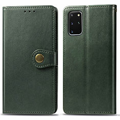 Coque Portefeuille Livre Cuir Etui Clapet S05D pour Samsung Galaxy S20 Plus Vert