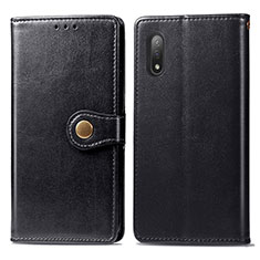 Coque Portefeuille Livre Cuir Etui Clapet S05D pour Sony Xperia Ace II Noir