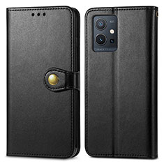 Coque Portefeuille Livre Cuir Etui Clapet S05D pour Vivo iQOO Z6 5G Noir