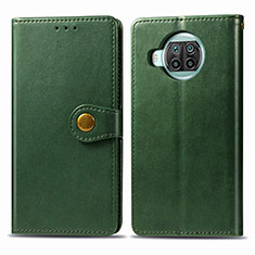 Coque Portefeuille Livre Cuir Etui Clapet S05D pour Xiaomi Mi 10i 5G Vert