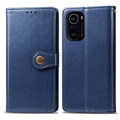 Coque Portefeuille Livre Cuir Etui Clapet S05D pour Xiaomi Mi 11X 5G Bleu