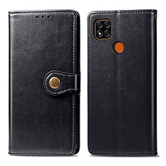 Coque Portefeuille Livre Cuir Etui Clapet S05D pour Xiaomi POCO C3 Noir