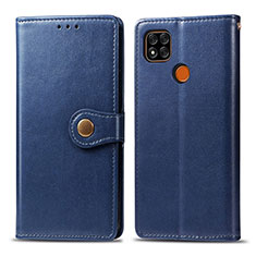 Coque Portefeuille Livre Cuir Etui Clapet S05D pour Xiaomi POCO C31 Bleu