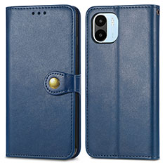 Coque Portefeuille Livre Cuir Etui Clapet S05D pour Xiaomi Poco C50 Bleu