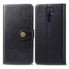 Coque Portefeuille Livre Cuir Etui Clapet S05D pour Xiaomi Poco M2 Noir