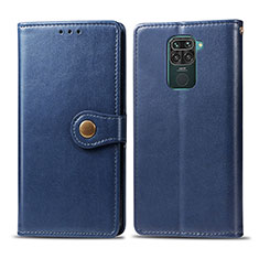 Coque Portefeuille Livre Cuir Etui Clapet S05D pour Xiaomi Redmi 10X 4G Bleu