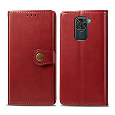 Coque Portefeuille Livre Cuir Etui Clapet S05D pour Xiaomi Redmi 10X 4G Rouge