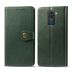 Coque Portefeuille Livre Cuir Etui Clapet S05D pour Xiaomi Redmi 10X 4G Vert