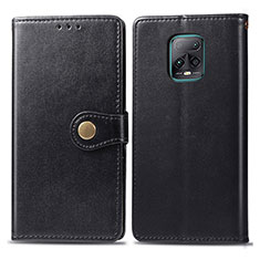 Coque Portefeuille Livre Cuir Etui Clapet S05D pour Xiaomi Redmi 10X Pro 5G Noir