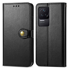 Coque Portefeuille Livre Cuir Etui Clapet S05D pour Xiaomi Redmi K50 5G Noir