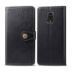 Coque Portefeuille Livre Cuir Etui Clapet S05D pour Xiaomi Redmi Note 9S Noir